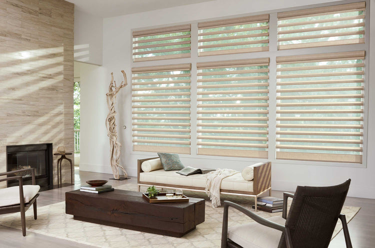 Pirouette Window Shades provide a delightful outlook and a soothing sense of seclusion.